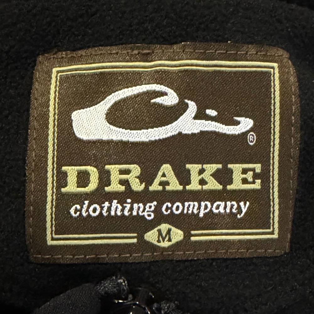 Drake Clothing Company Mens Oklahoma Sooners Fleece Vest Black Full Zip Size M View 3